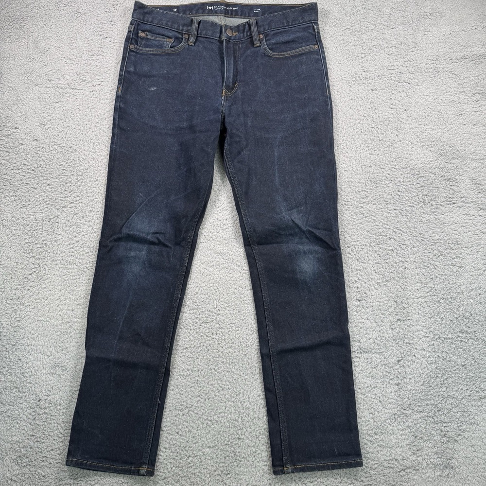 Banana Republic Legacy Jeans Mens 31x29 Blue Denim Straight Leg Slim Fit
